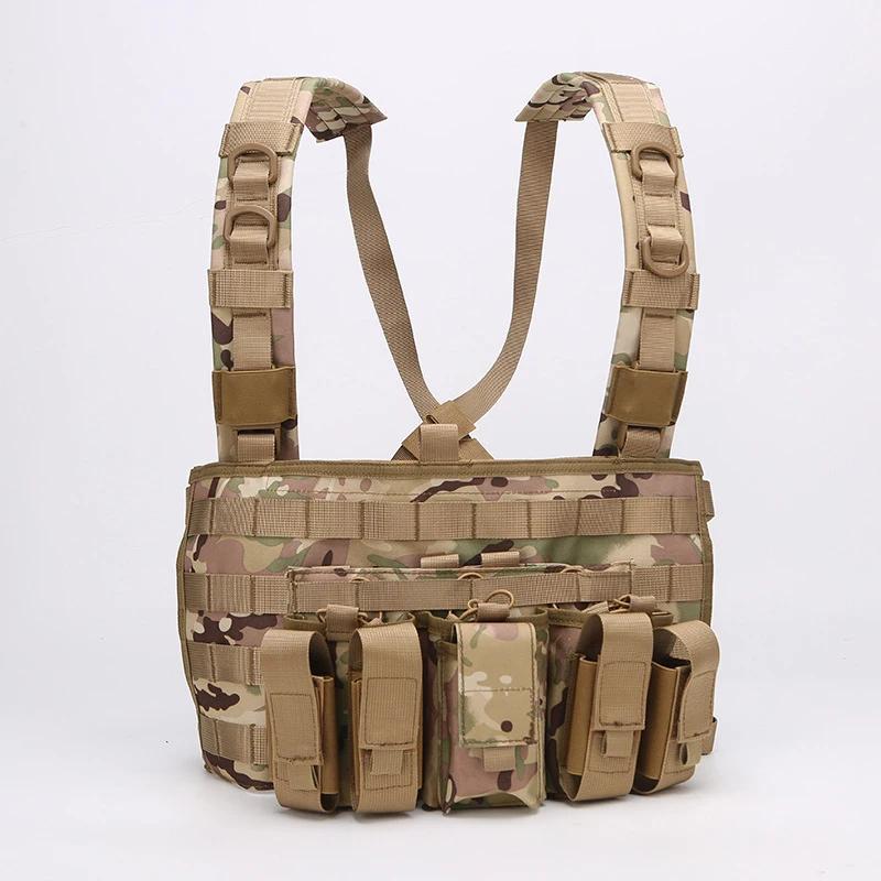Gina New Arrival Tactical Vest Universal Magazine Molle Pouch Security Recon Harness Chest Rig Bag Set