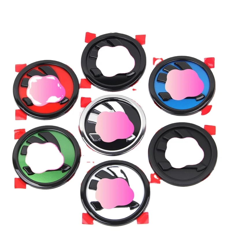 New Modification 90mm 80mm Front Rear Emblem Badge Car Logo Stickers Emblem