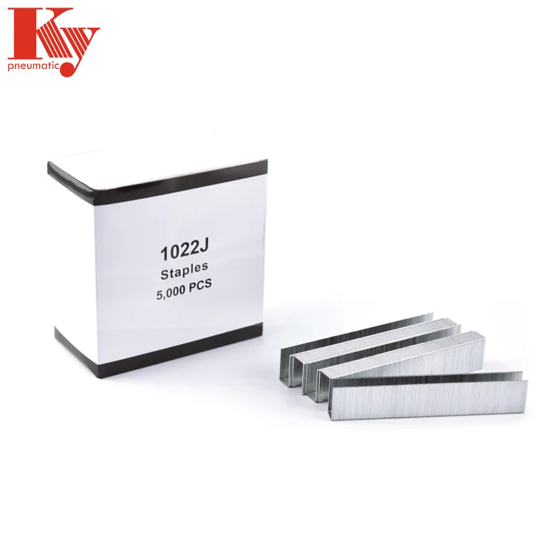 Electro Galvanized 10J Series Long Staple Pins For Hammer Tacker 1019J Staple