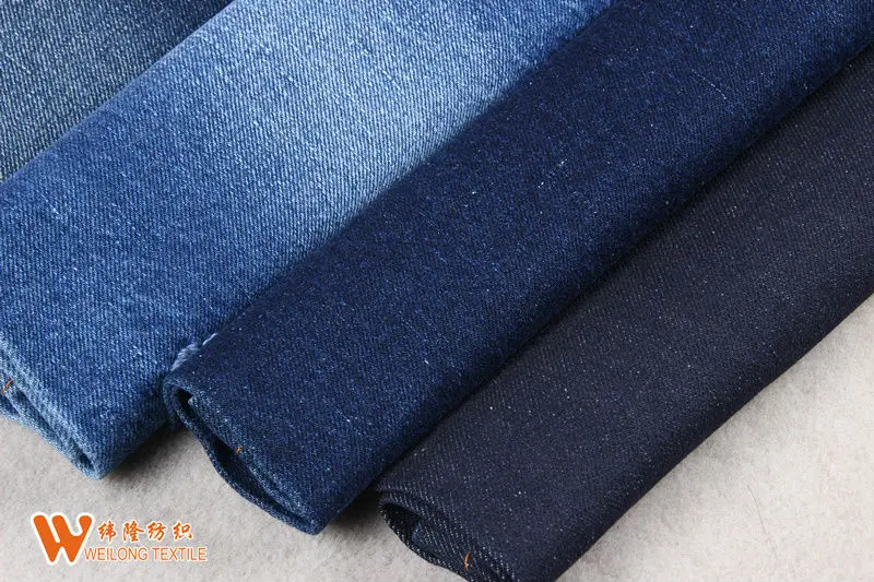 Wholesale high quality cheap woven 100 Cotton denim fabric for jeans