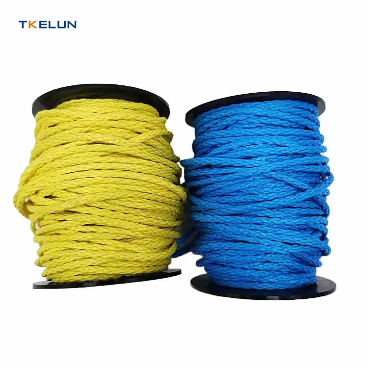 2.8mm 12 Strands High Strength Wear UV Resistance Uhmwpe Ropes With Coating For Splicing