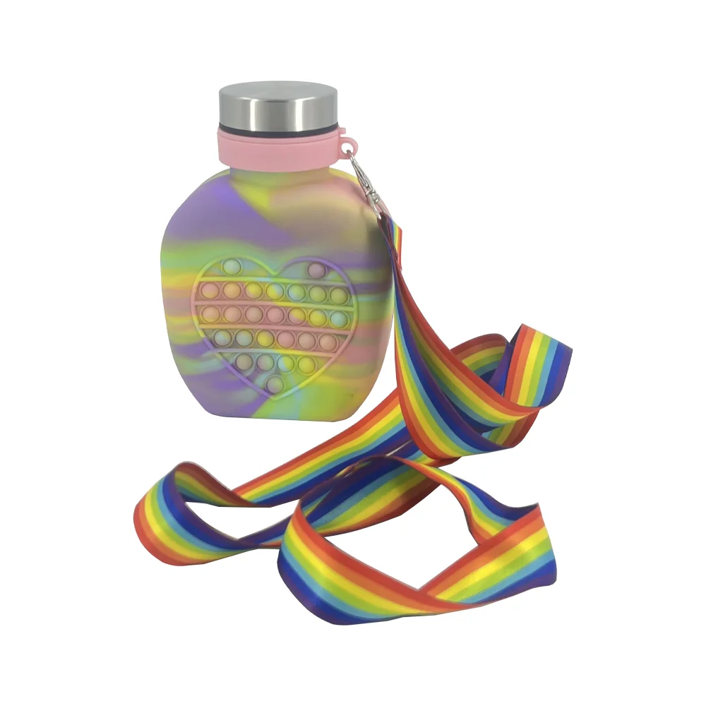 BPA Free Custom Plastic Hydrogen Rich Water Alkaline Water Bottle with Filter Strap Accessories OEM Customized water bottle