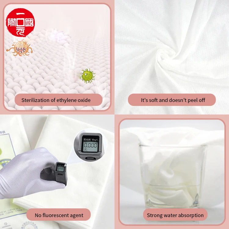 
Swimming pool spa bathing baby 60*100 non-woven disposable bath towel 