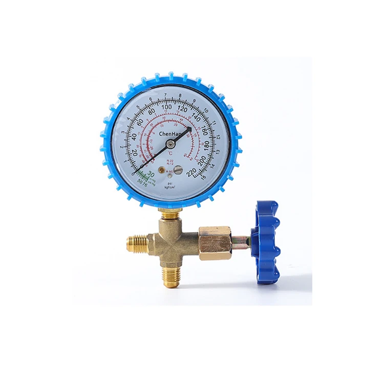Refrigerant tools single pressure manifold gauge  R22 R22   R12  R502  CT-466L for air conditioner