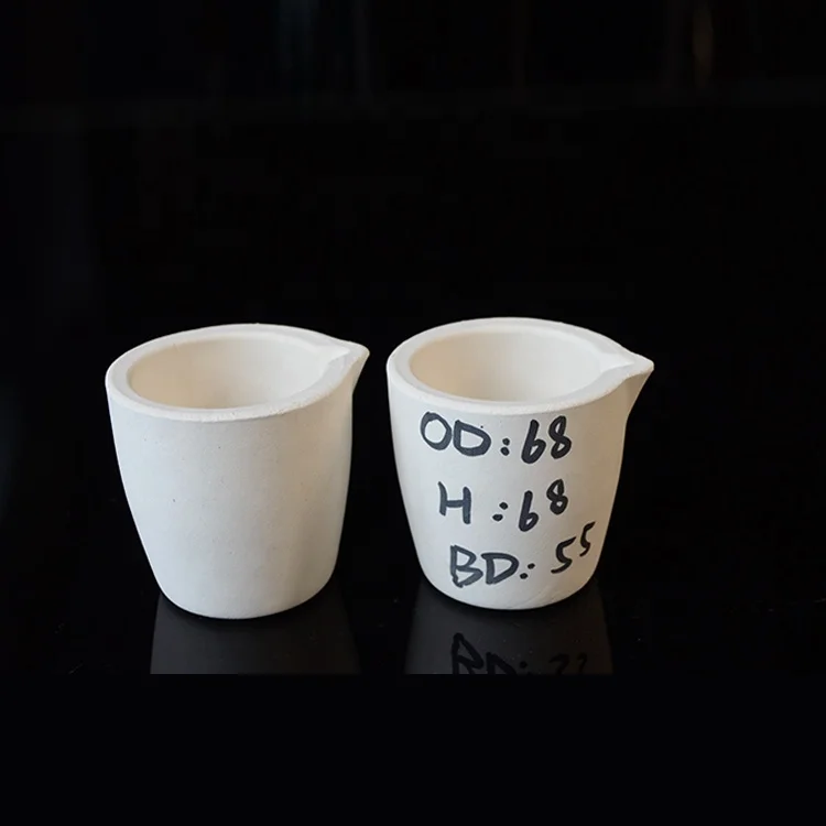 high quality with good thermostability fire assay crucible for mine labs