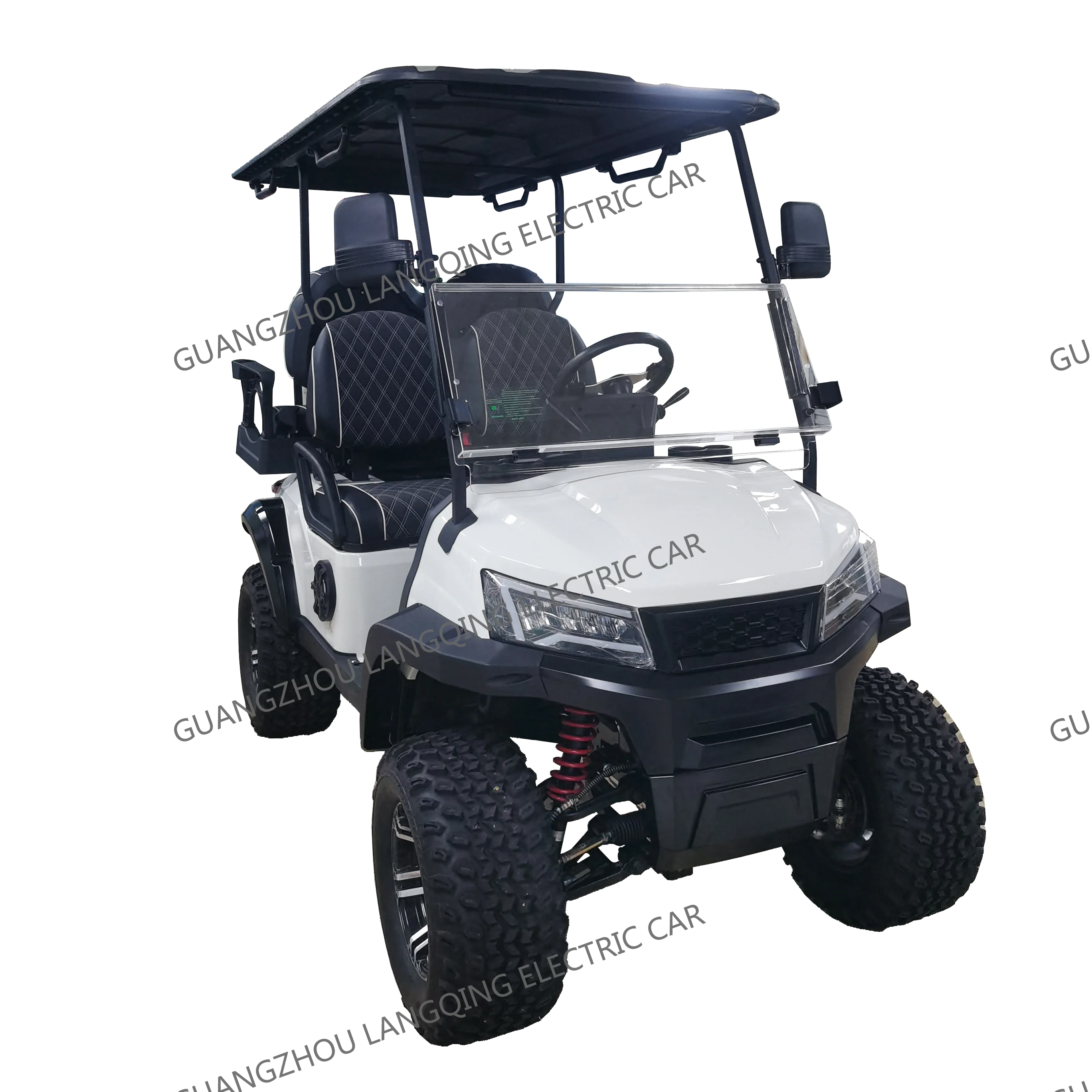 New 48V 5Kw Ac Motor 4 Wheel Golf Electric Cart 4X4 Golf Cart New Off Road Golf Cart Electric