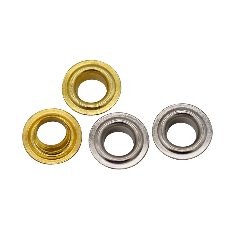 wholesale custom flat snap head brass eyelet fastener fabric  10mm eyelet for flex banner