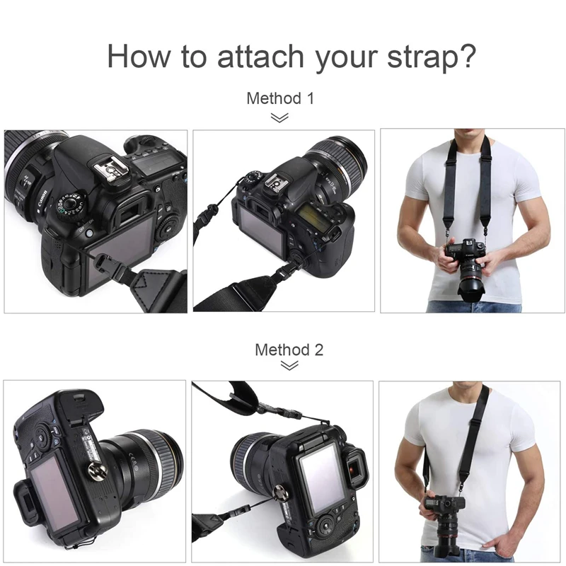Лидер продаж на Amazon кожаный ремешок шею для камеры dslr