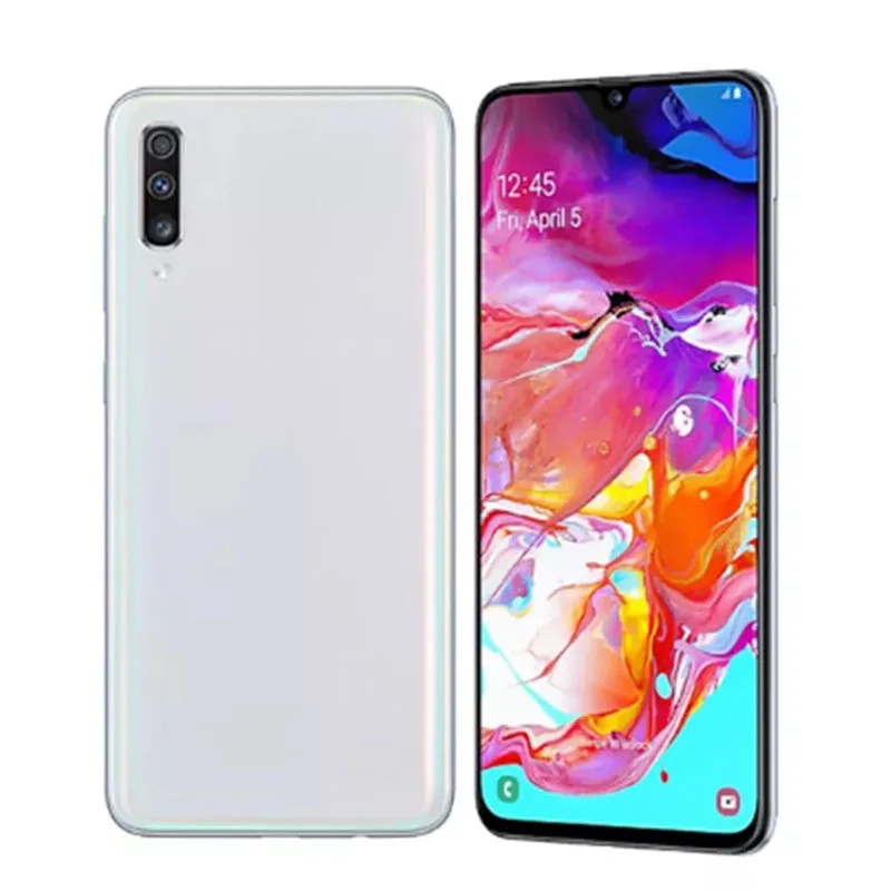 Original Rebushied Mobile Phone Dual Sim 6GB 128GB For Samsung A70 99% New Cheap Mobile Phone