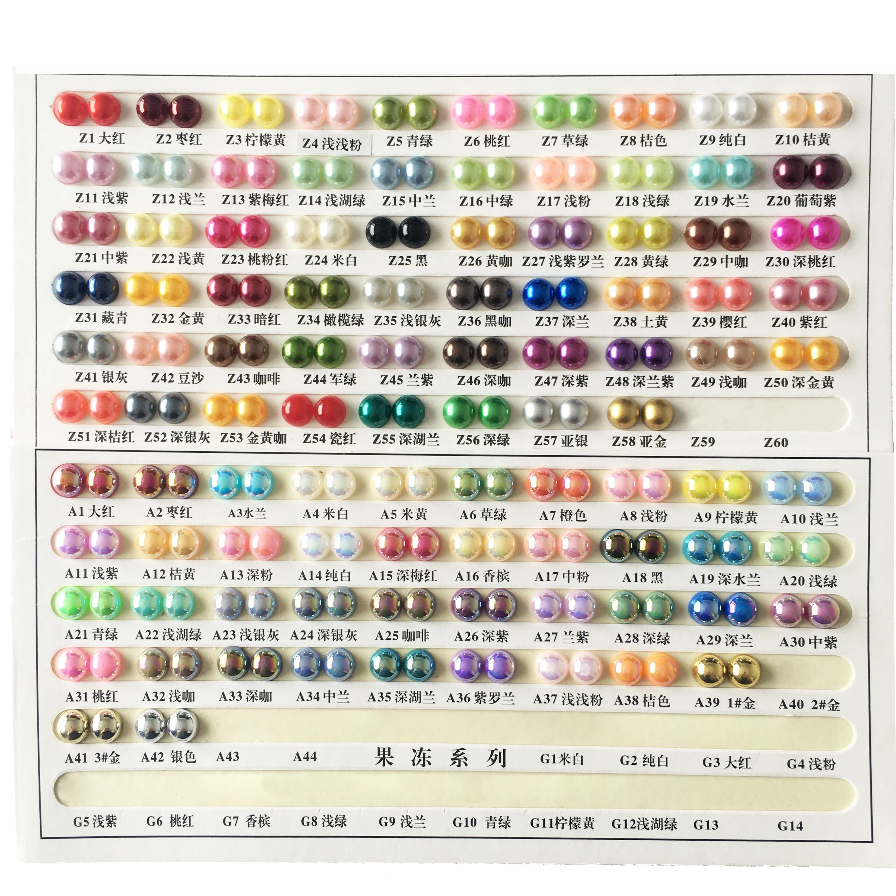 Yantuo factory Wholesale ABS Half Pearls 2mm-14mm Size Flat-back Pearl Resin Rhinestones For Nail Art,Bag,Tumblers