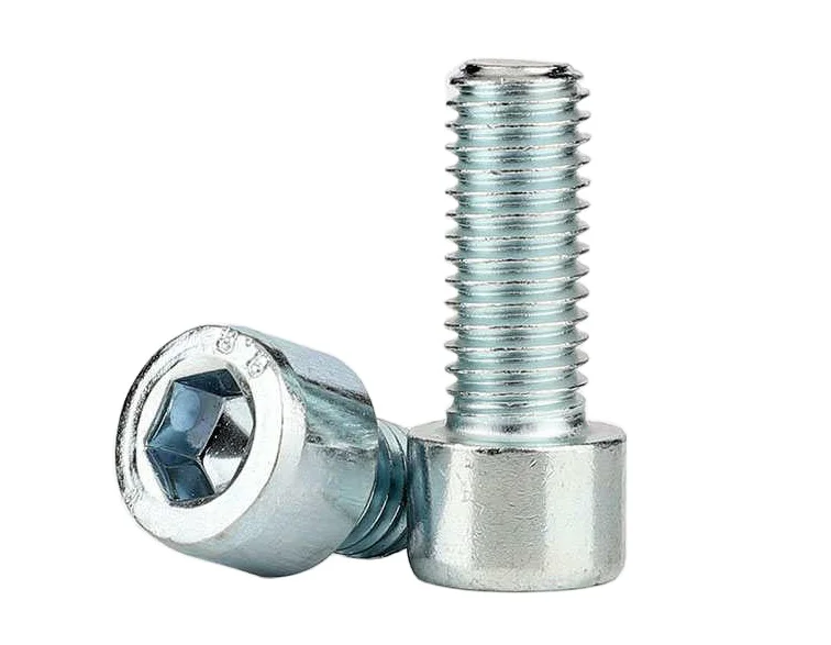 
 DIN912 Шестигранная головка головки винта углеродистой стали шестигранный болт с оцинкованным покрытием  