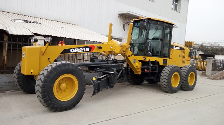 XCMG brand 215hp 215HP small road motor grader with ripper and blade