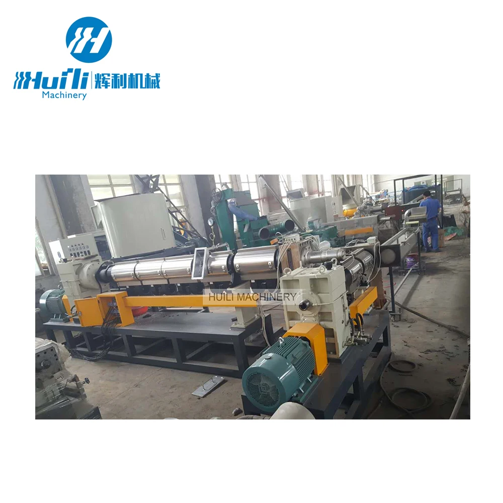 Plastic pelletizing recycling systems