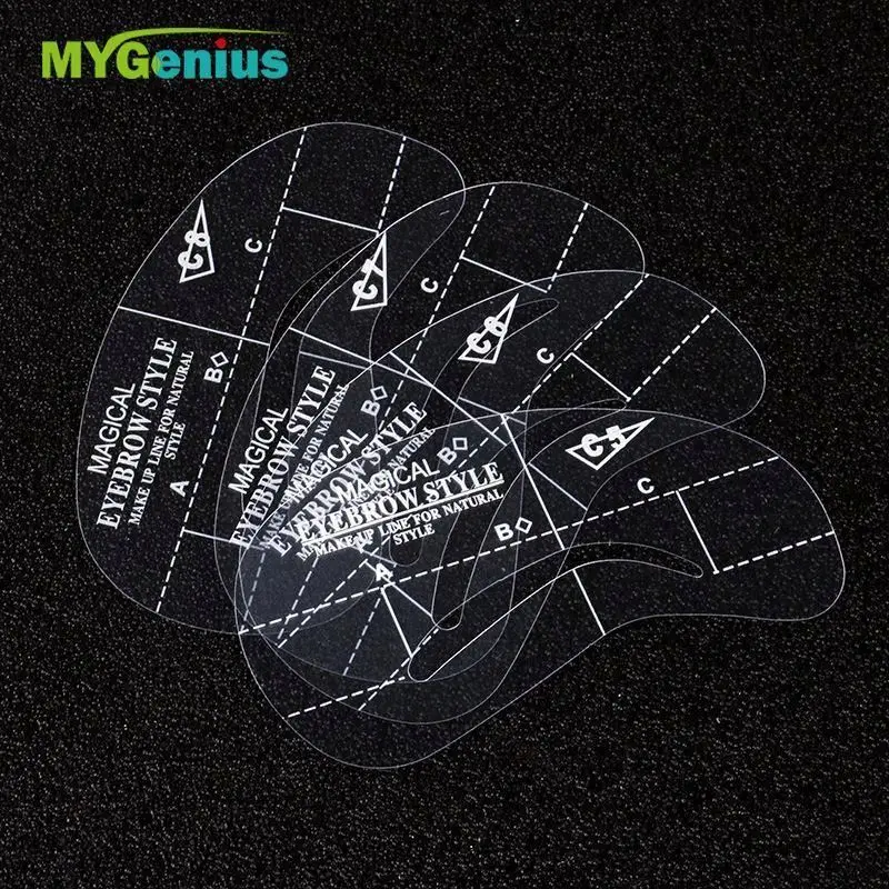 24-х стилях бровей Триммер для Стрижки животных, комплекты трафаретов трафарет для бровей Make Up Tool