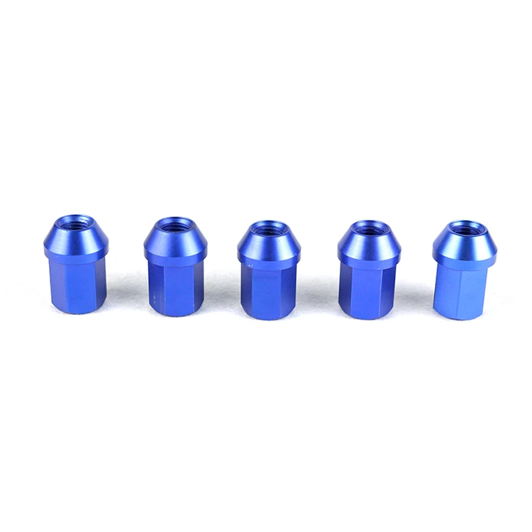 Hot sale wholesale custom aluminum 12x1.5 wheel lug nut racing lug nut
