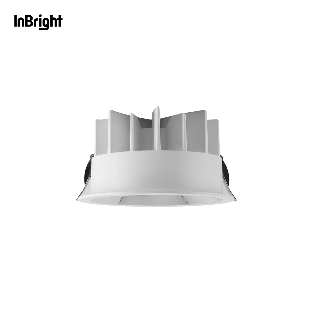 Round LED Downlight 10W 30W 50W Dimmable CCT Change LED Smart Recessed IP65 Downlight