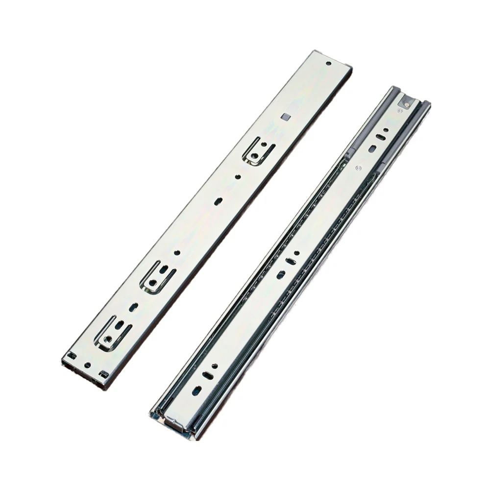 Foshan Fusaier Kitchen accessories 45mm 3-fold ball bearing drawer slides rail for furniture