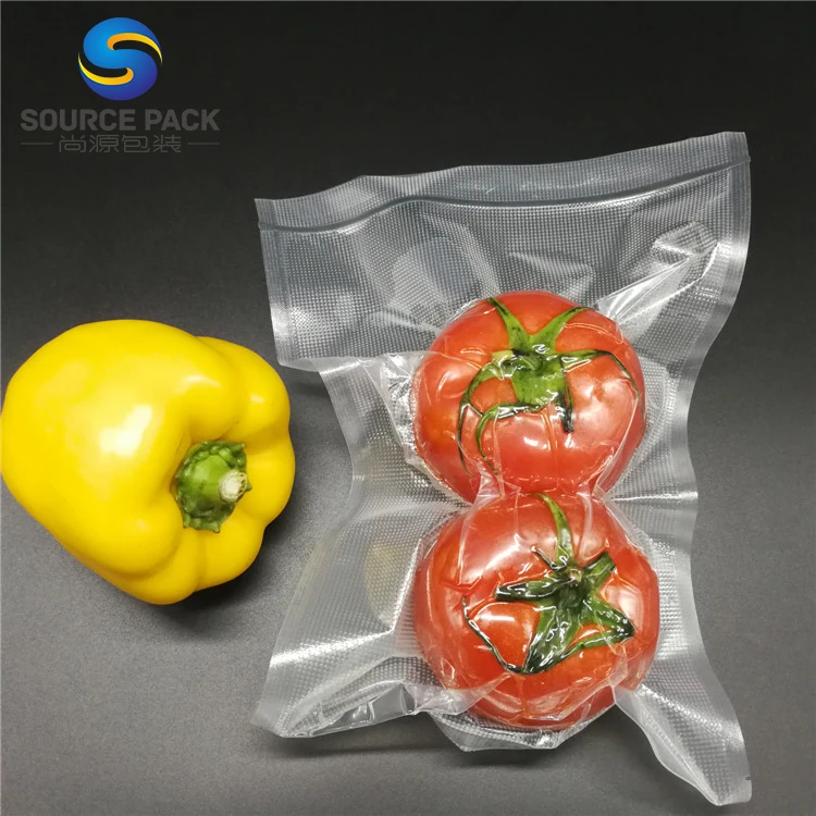 Retort 3 Side Freezer Sealer Vaccum PE Transparent Clear Storage Packing Printed Pouch Custom Packaging Plastic Vacuum Bag Food