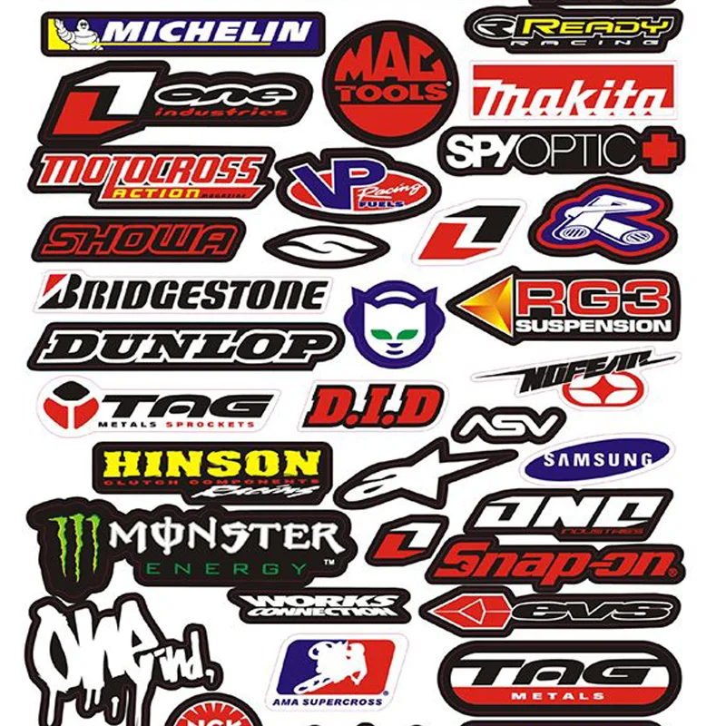 Printing Custom Design Sample Car Motorcycle Sticker