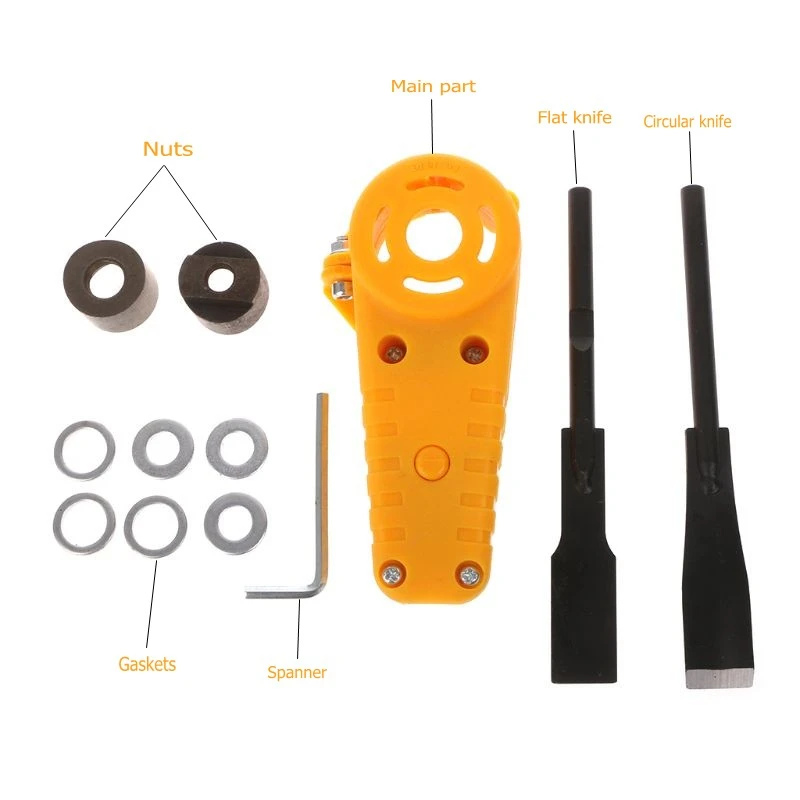 New Wood Chisel Carving Tool High-Carbon Steel Electric Power Wood Chisel Set