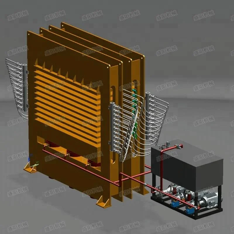 Горячая Распродажа 600T 15 слой гидравлической фанеры горячий пресс делая машину
