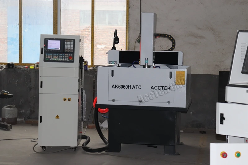 AccTek hot sales 6060 metal mini cnc machine hobby with best price