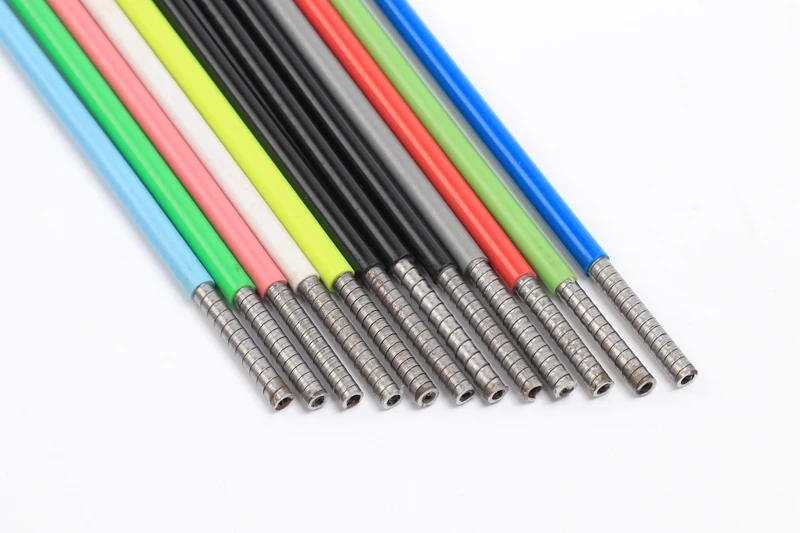 corlour black blue green red 250cc bike speed meter cable pvc outer casings