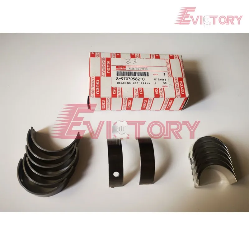 Spare Parts for Isuzu 3LA1 engine overhaul complete gasket kits with crank and conrod bearing set