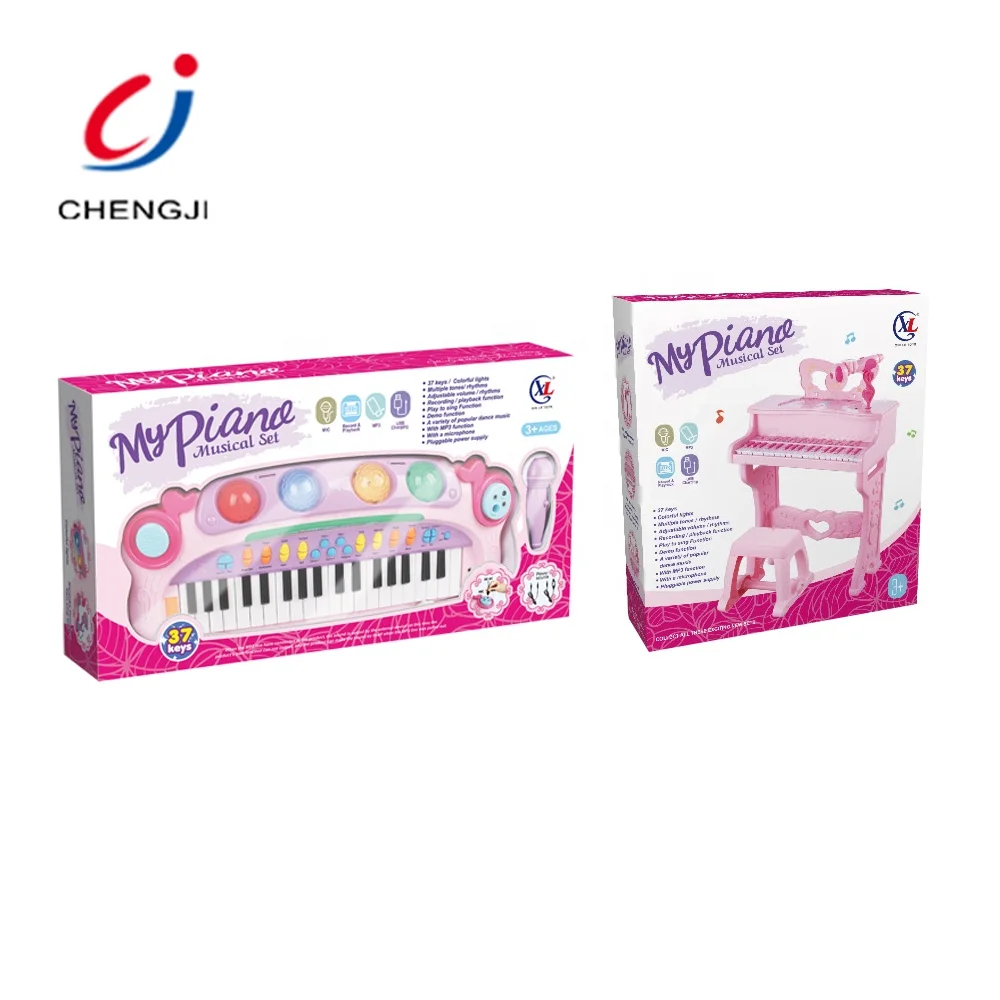 Wholesale plastic electric kids piano keyboard musical instruments toy