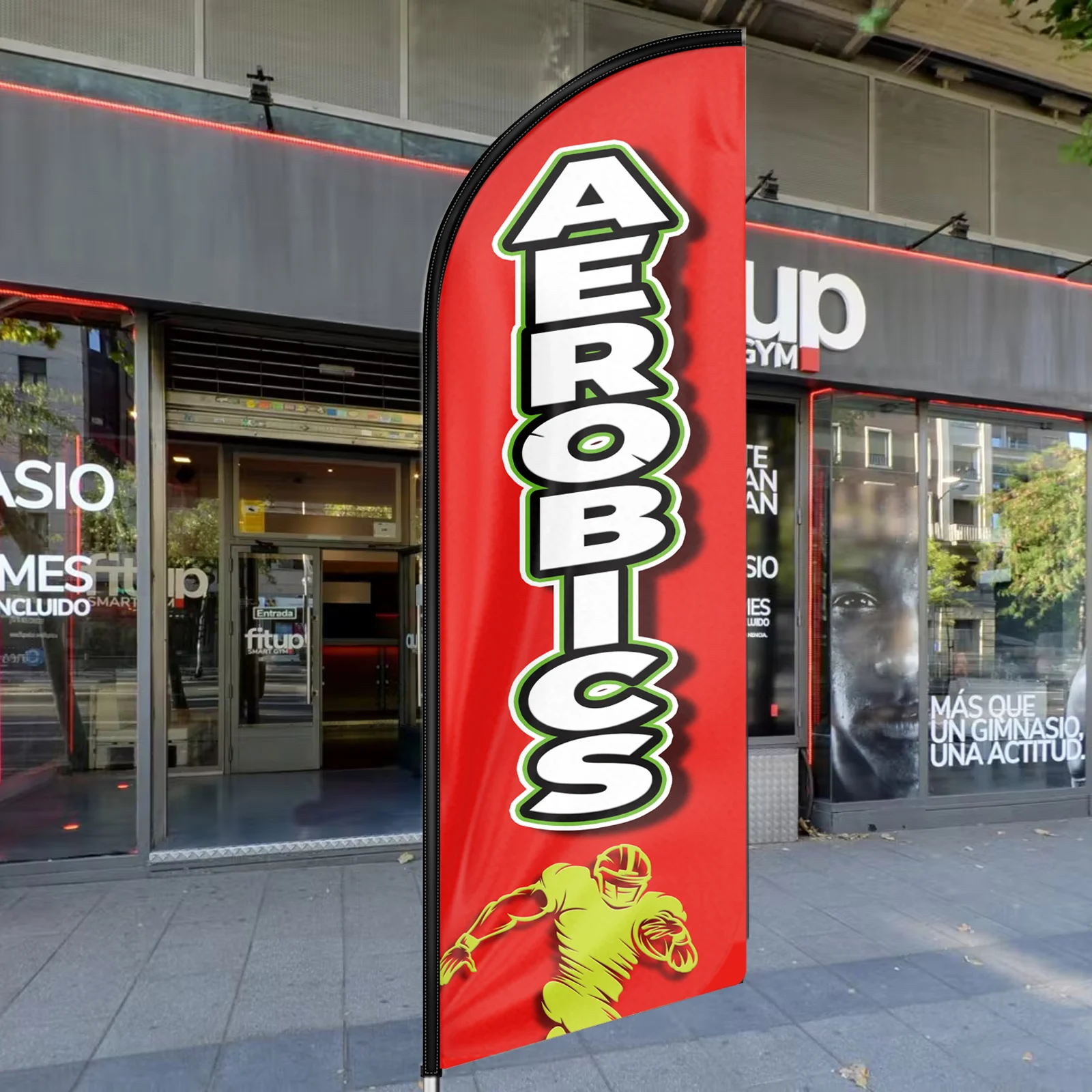 11ft Flying Sail Swooper Flag Outdoor Advertising Teardrop Sports Gym Yoga Bicycles Logo Beach Feather Banner Flag