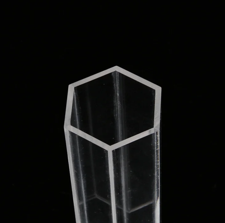 Ning E-Plastics Transparent Octagonal Acrylic Hollow Tube