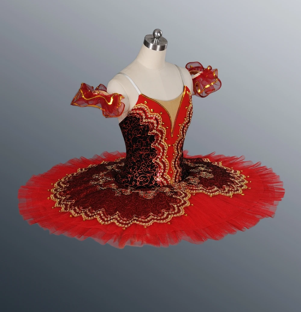 Girls tutu dress Don Quixote Pas De Deux Spanish Variation Dance Tutu Classic Stage Dress YAGP Women ballet tutu professional