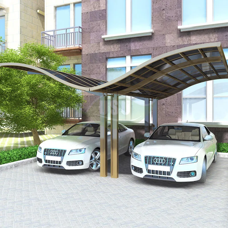 Modern designs 6x6 Polycarbonate car carport canopy
