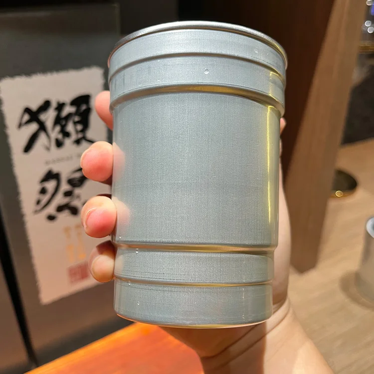 Wholesale Stadium Sport Events Commercial Promotion Recyclable Portable Disposable Aluminum 16 Oz Cup Vietnam