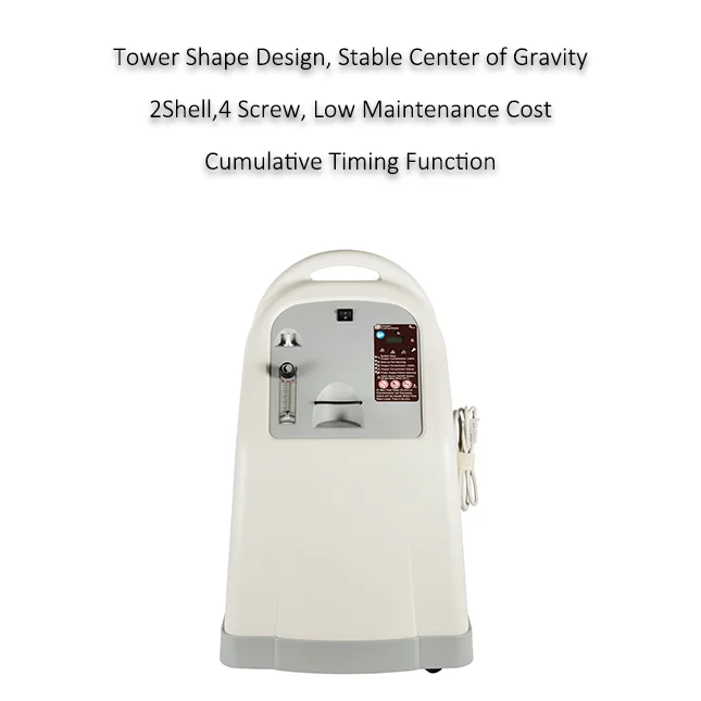 Low Noise Oxygen Concentrator for Medical Applications at 39 dB(A)