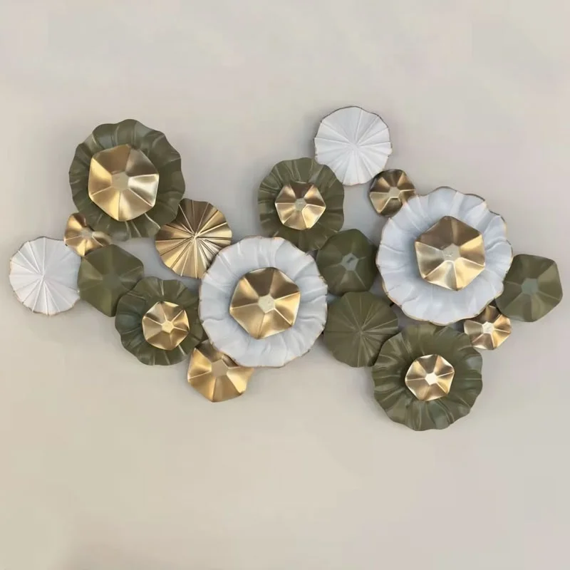 New Luxury Iron Color Decoration Design Item Home Living Room Metal Wall Art Decoration