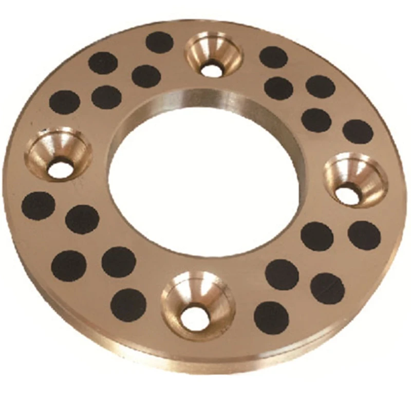 
SANLONG MPWZ12 JTW 40x12.2x3mm graphite bronze washer oilless thrust washer self lubricating solid graphite bronze thrust washer 