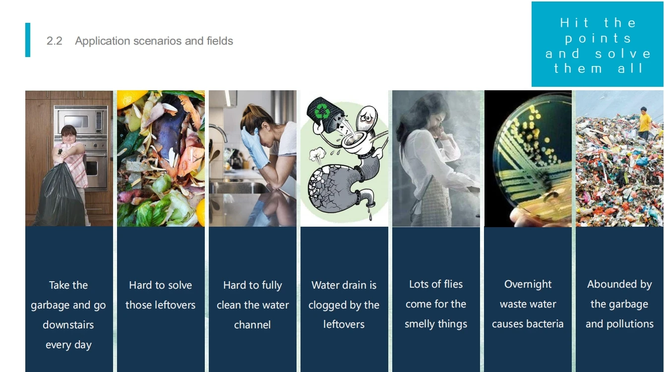 SUNEFUN 30KG kitchen compost garbage disposals compost making machines food waste disposer food waste composting machine