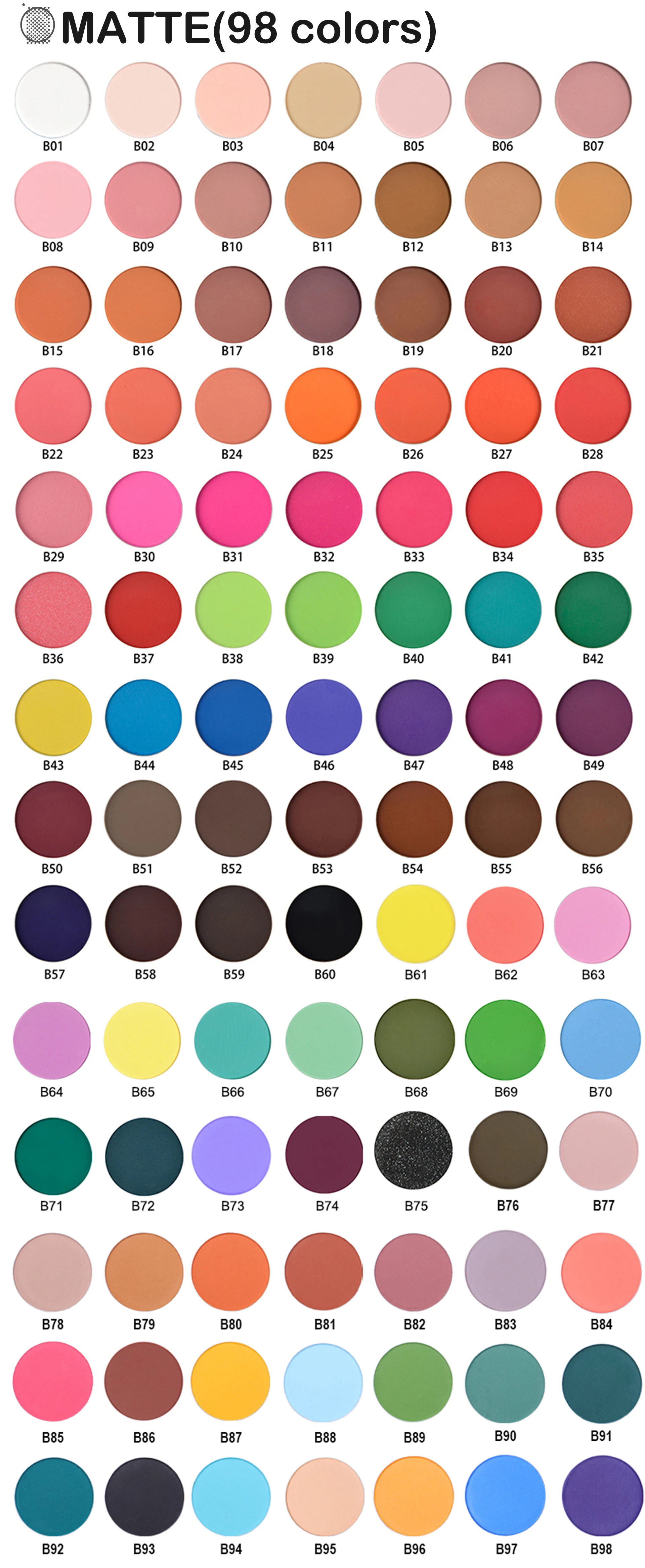 Empty Eyeshadow Palette Custom Single Chameleon Matte Shimmer Glitter Duochrome Eyeshadow Custom Eyeshadow Palette Private Label