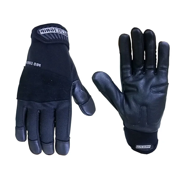 hand gloves machinist safety work anti-vibration sheepskin leather gloves