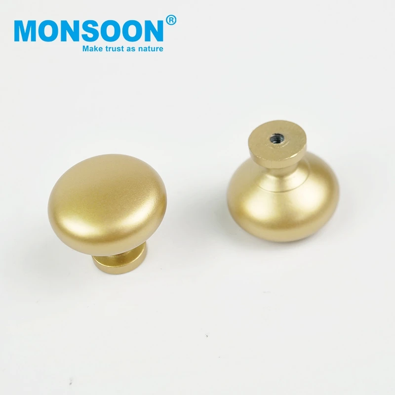 Monsoon cabinet kitchen internal Mushroom Knob handle zinc alloy lever door handle pull door handle