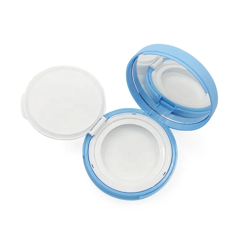 Luxury best price low height thin cosmetic air cushion bb case compact makeup container cosmetic compact