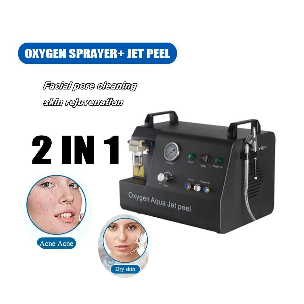 Oxygen Jetpeel Japan Pore Clean Facial Skin Rejuvenation Whitening Acne Treatment Oxygen Jet Water Facial Jet Peel Machine