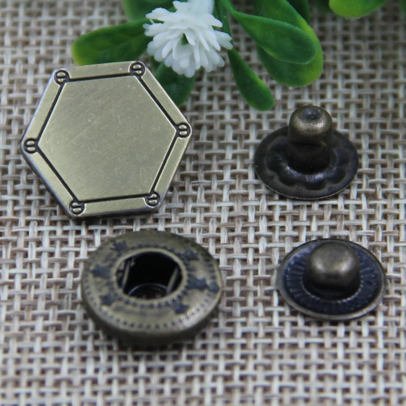 Factory wholesale zinc alloy metal snap button for coat