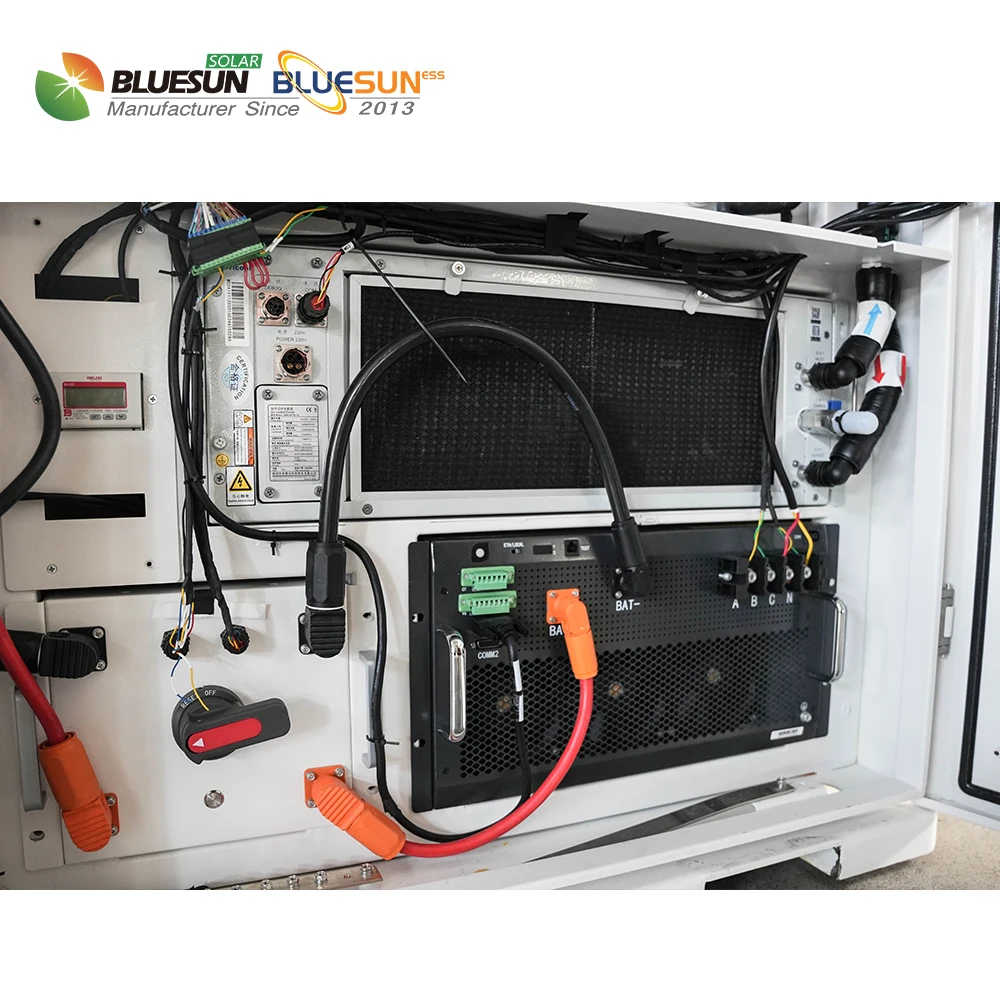 Bluesun battery charging cabinet 50kwh 100kwh 261kwh outdoor power bank with 314Ah liquid cooling battery pack