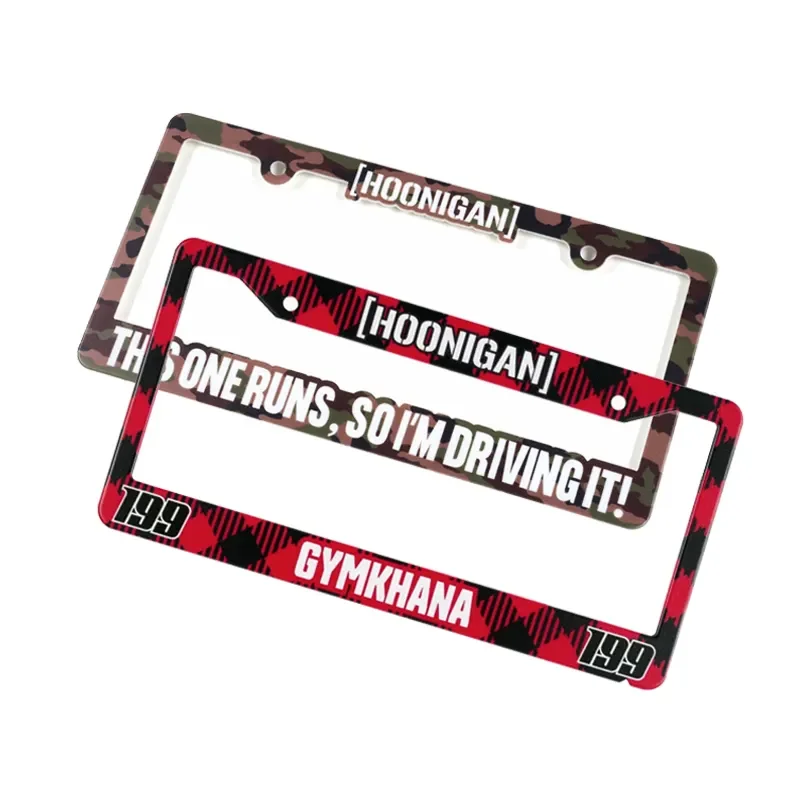 Wholesale Custom Logo  Plastic Car License Plate Frame Metal License Plate Frame Japan License Plate Holder