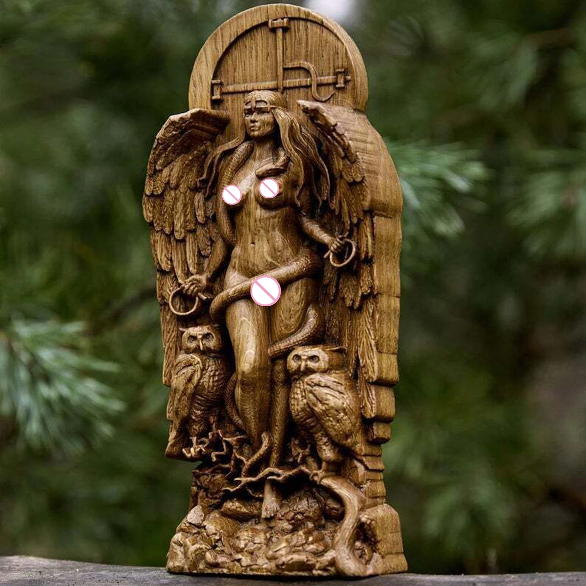 Dropshipping one piece God Altar sculpture Resin crafts Greek goddess statues altar garden ornaments home accessories decoration