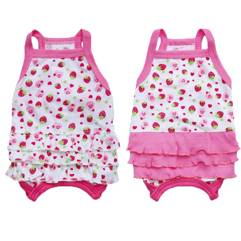 Summer Dress for Dogs Kawaii Clothes Cute Pet Cat Dress Dog Skirt Clothing for Dogs Chihuahua Pets Products Yorkshire Terrier