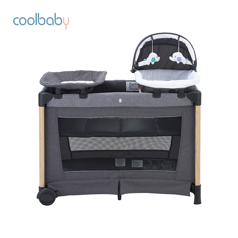Comfortable Folding Sleeping Travel Foldable Crib Playpens