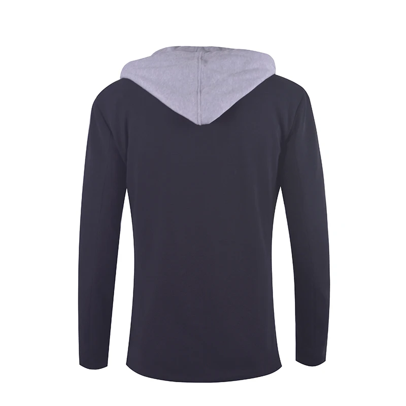 
high quality hot selling wholesale knitting fabric casual slim fit black blazer for men with hood 